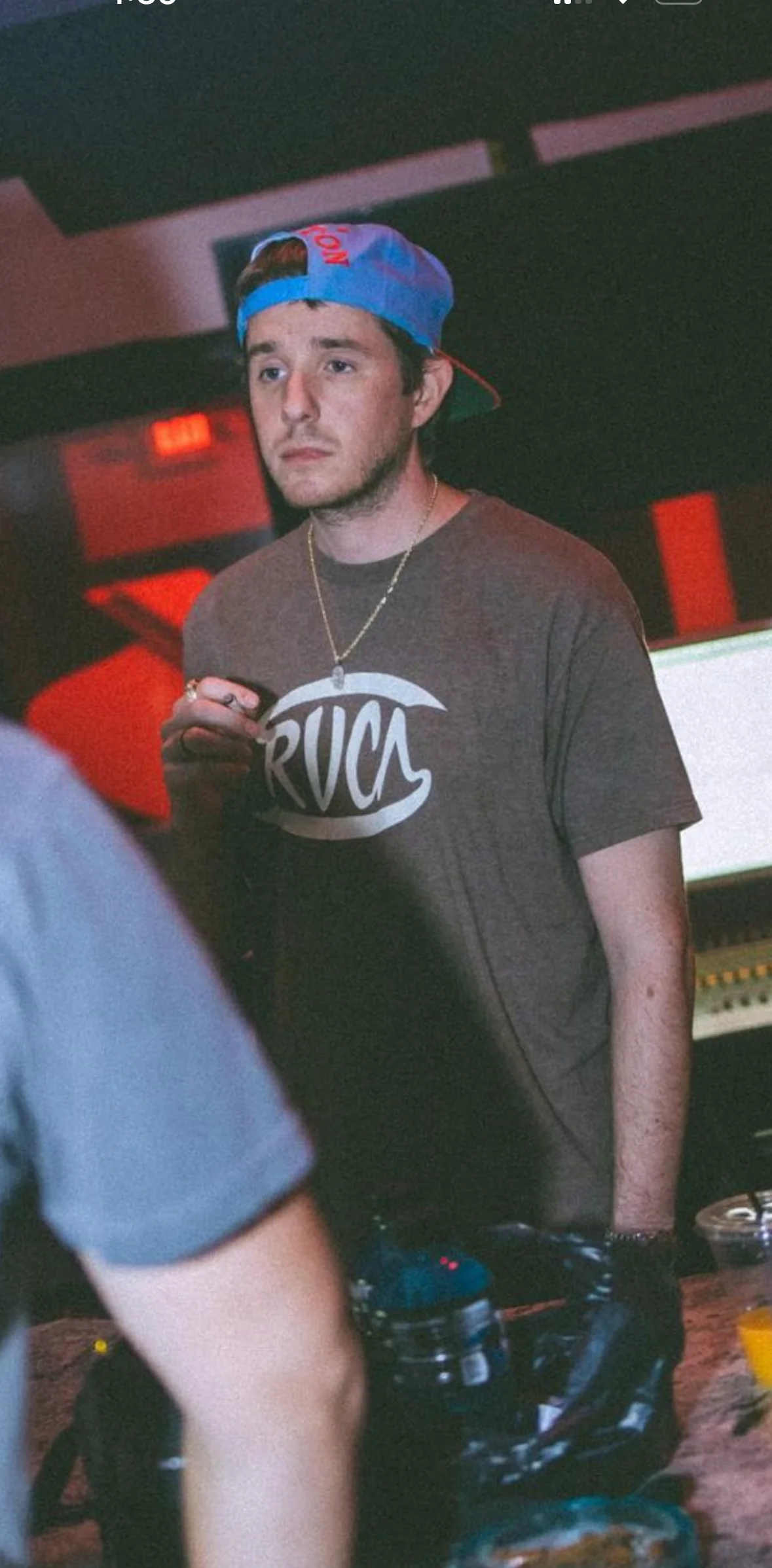 Matt O'Neil standing in the recording studio — Lunar Mansion Studios Houston TX